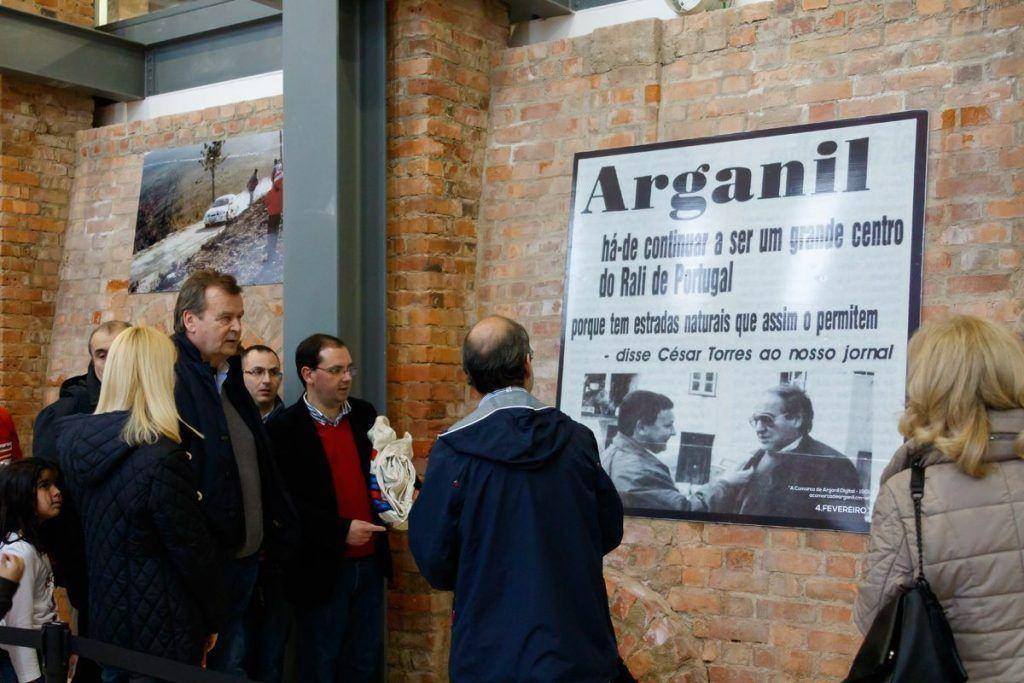 Markku Allen visitou a exposição “Arganil – Capital do Rally”