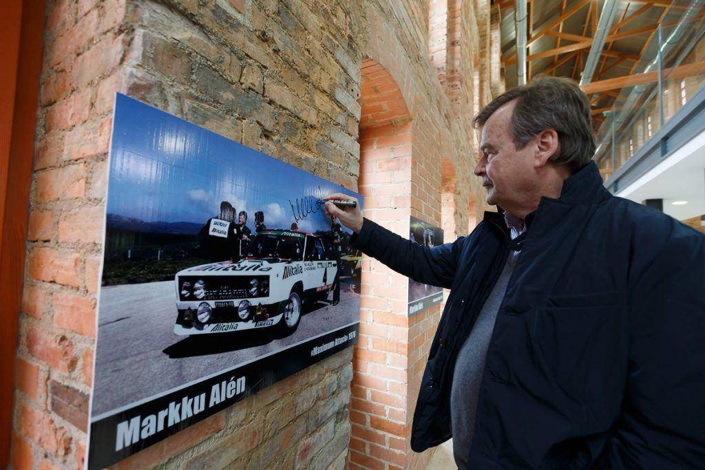Markku Allen visitou a exposição “Arganil – Capital do Rally”