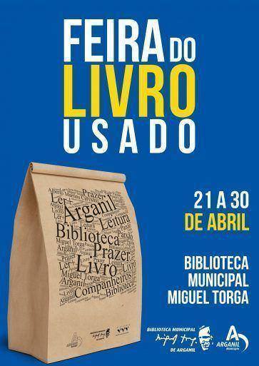 Feira do Livro Usado 21 a 30 abril Arganil