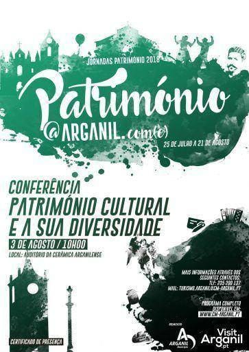 Cartaz Conferencia Patrimonio Cultural e a sua diversidade