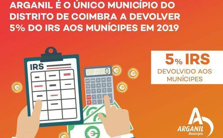 Arganil devolve 5% do IRS aos munícipes também em 2019