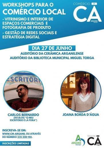Cartaz  Workshops para o Comercio Local – Comercio de Ca scaled