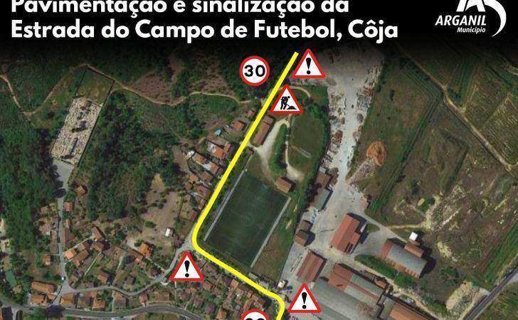 Município de Arganil avança com requalificação de ruas em Côja