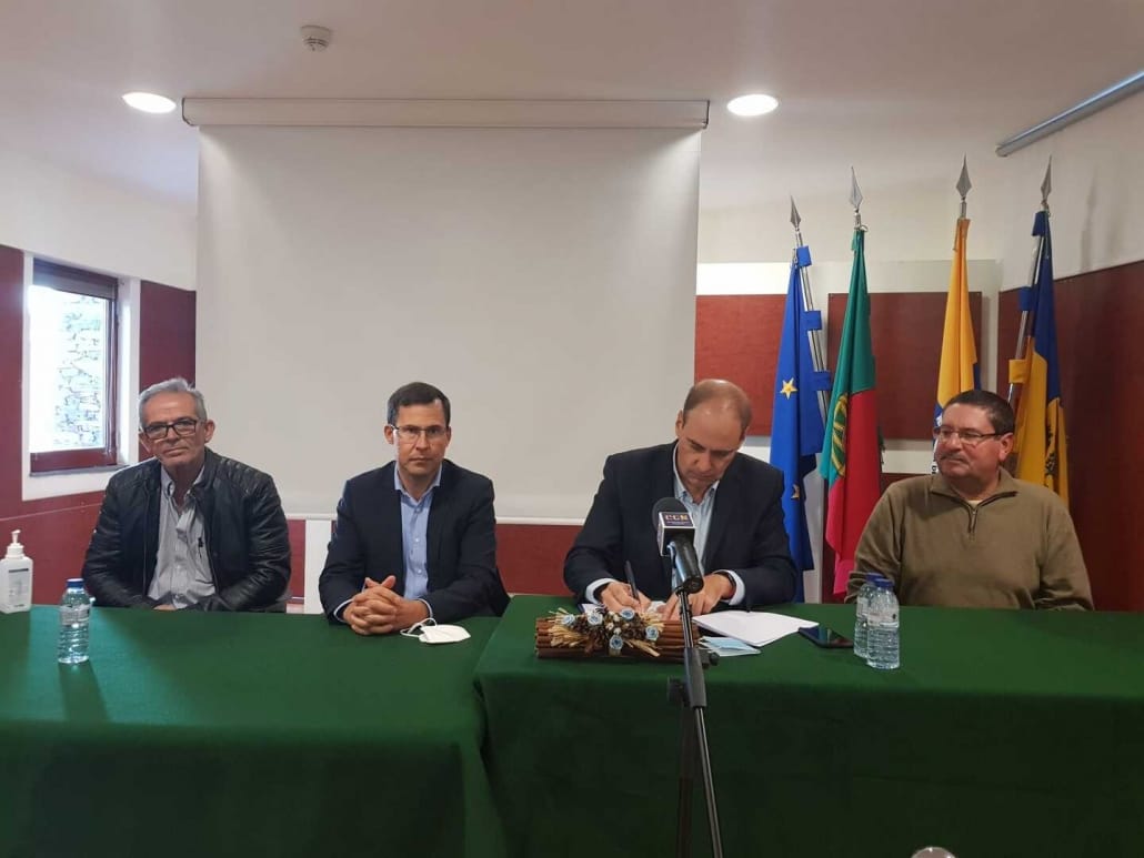 Celebração do acordo de parceria