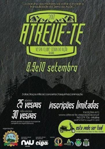 Atreve te Vespa Clube Serra do Acor 2017