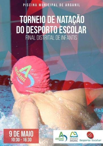 Ffinal distrital infantis natacao desporto escolar 2018
