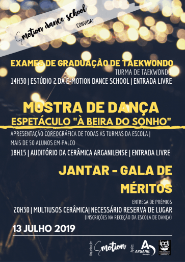 Mostra de danca Jantar gala de meeritos