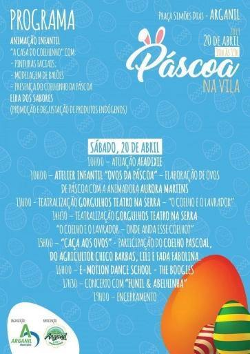 Pascoa na Vila 2019 com programa 1