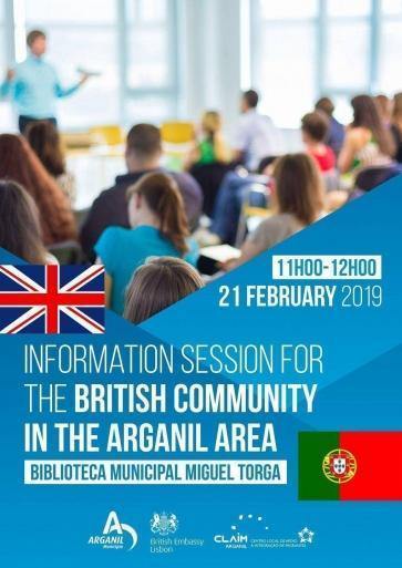 Sessao informativa comunidade britanica