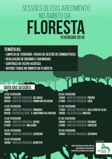Sessoes de esclarecimento no ambito da floresta 2019