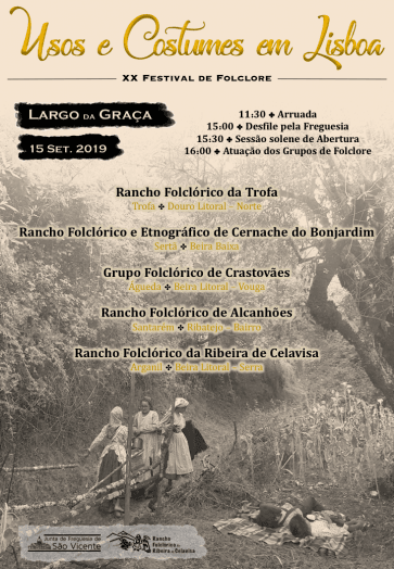 Usos e Costumes em Lisboa – XX Festival de Folclore