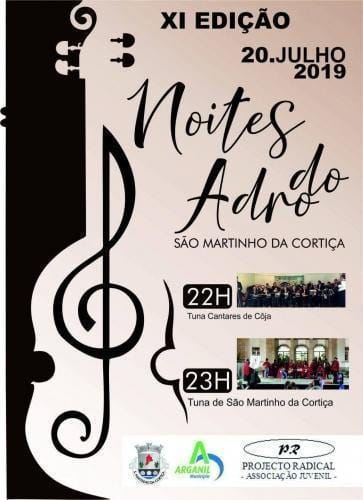 XI Edicao das Noites do Adro 2019 Cartaz
