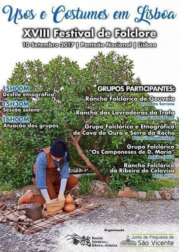XVIII Festival de Folclore Usos e Costumes em Lisboa