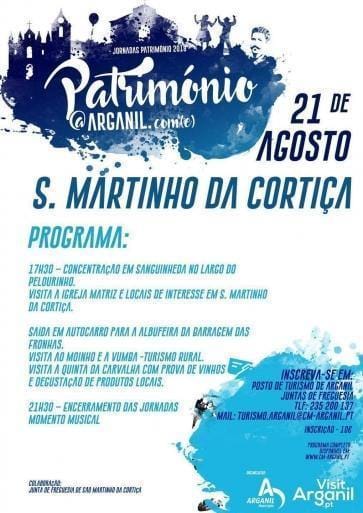 jornadas do patrmonio sao martinho da cortica