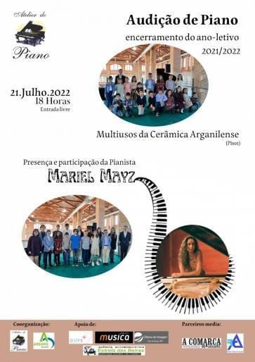 Cartaz Audição Piano 2021/2022 Cartaz Audição Piano 2021/2022