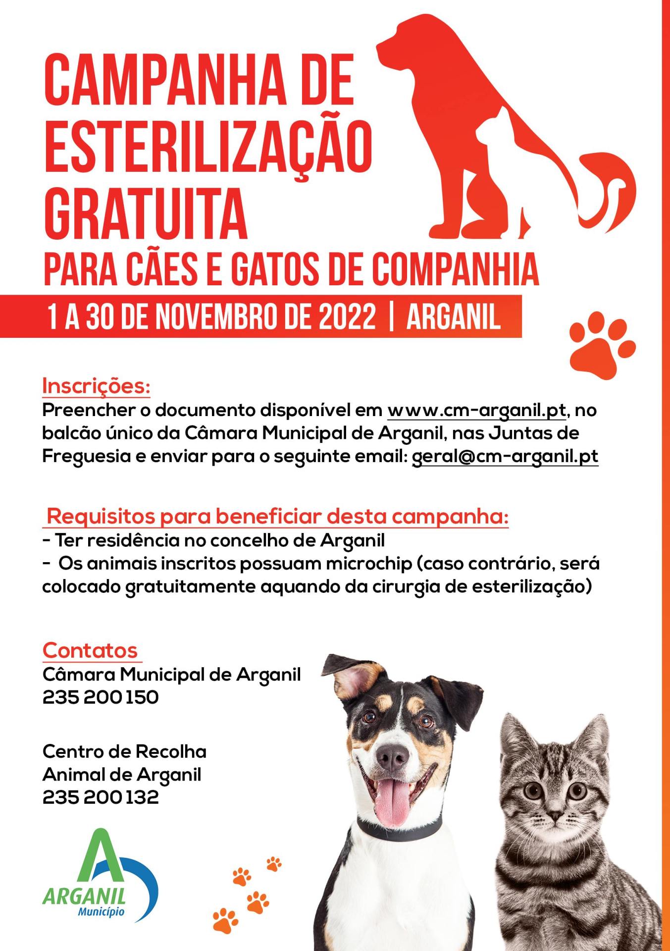 Campanha Esterelização Centro Animal 2022