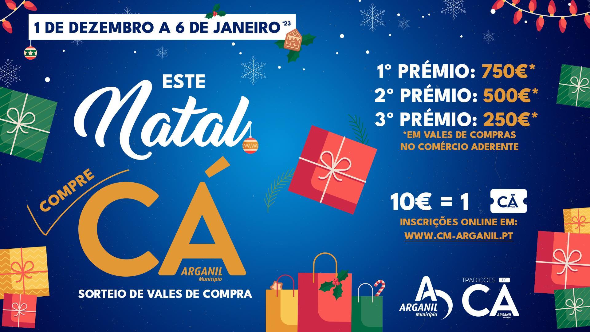 Sorteio De Vales De Compra Este Natal, Compre Ca 2022 Post