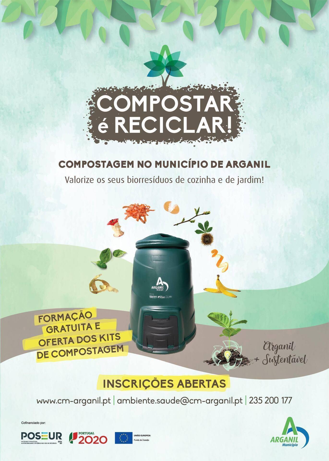 Cartaz Compostar E Reciclar Arganil