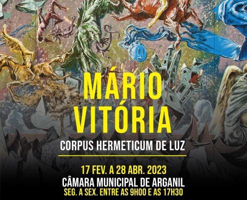 Cartaz Exposição Mário Vitória Arganil 2023 01