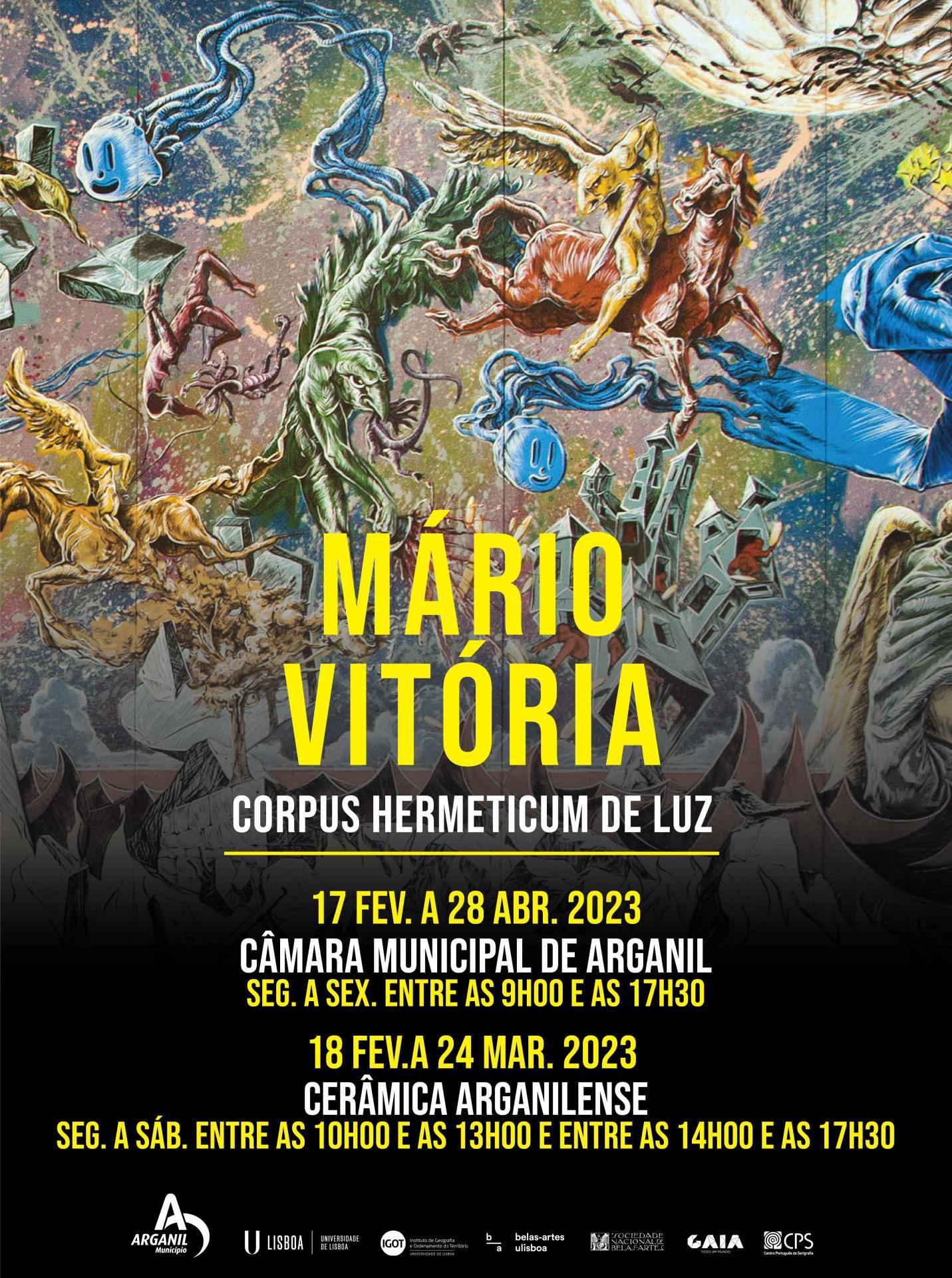 Cartaz Exposição Mário Vitória Arganil 2023 01
