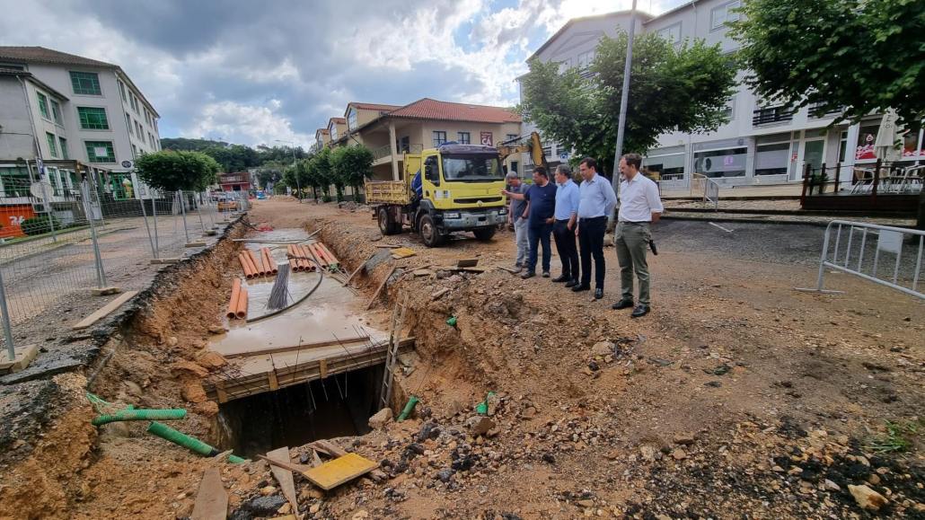 Visita De Pimenta Machado A Obra Da Galeria Hidraulica Arganil