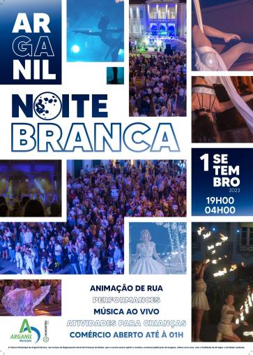 Cartaz Noite Branca Arganil 2023 Final