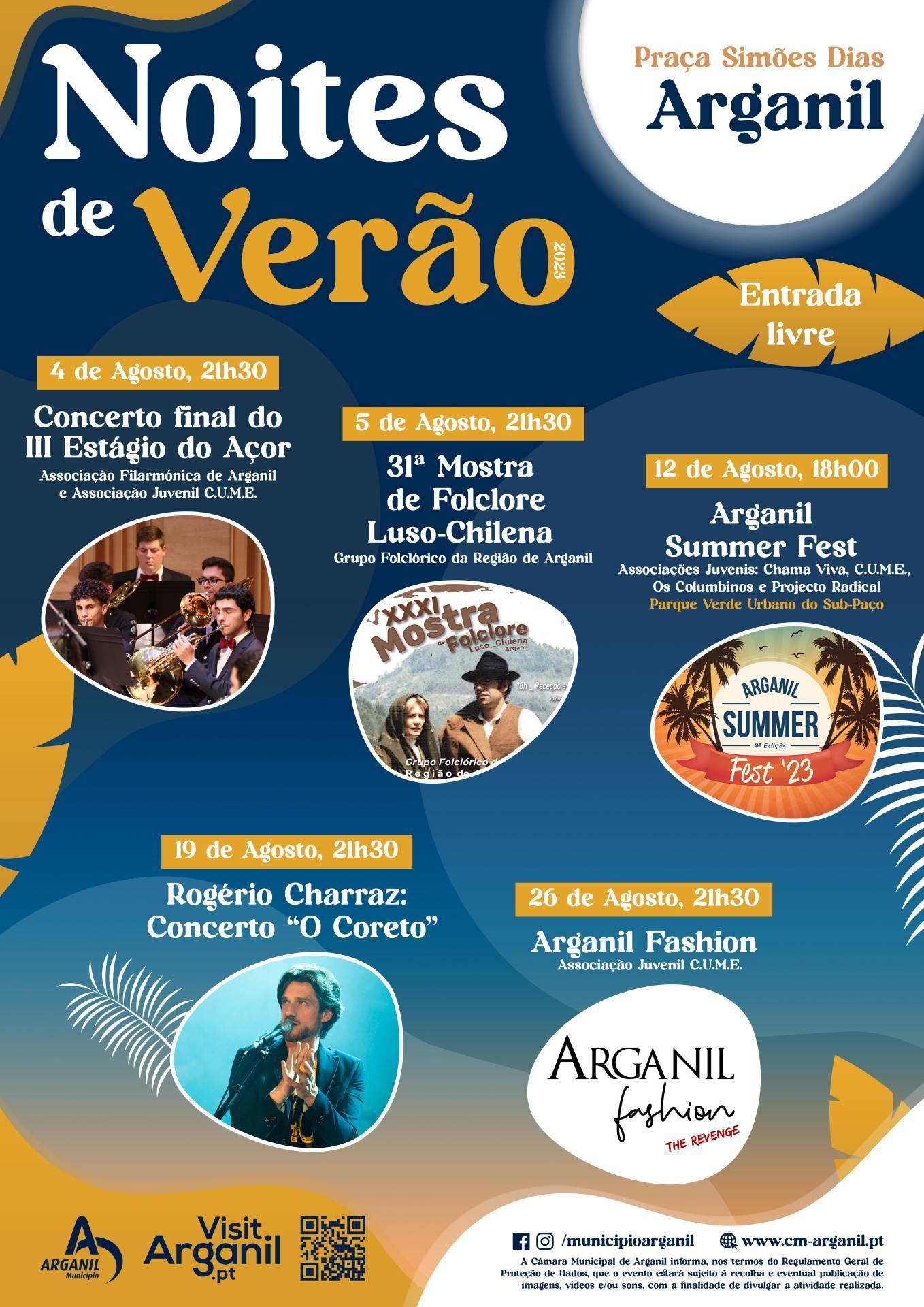 Cartaz Noites De Verão Arganil 2023