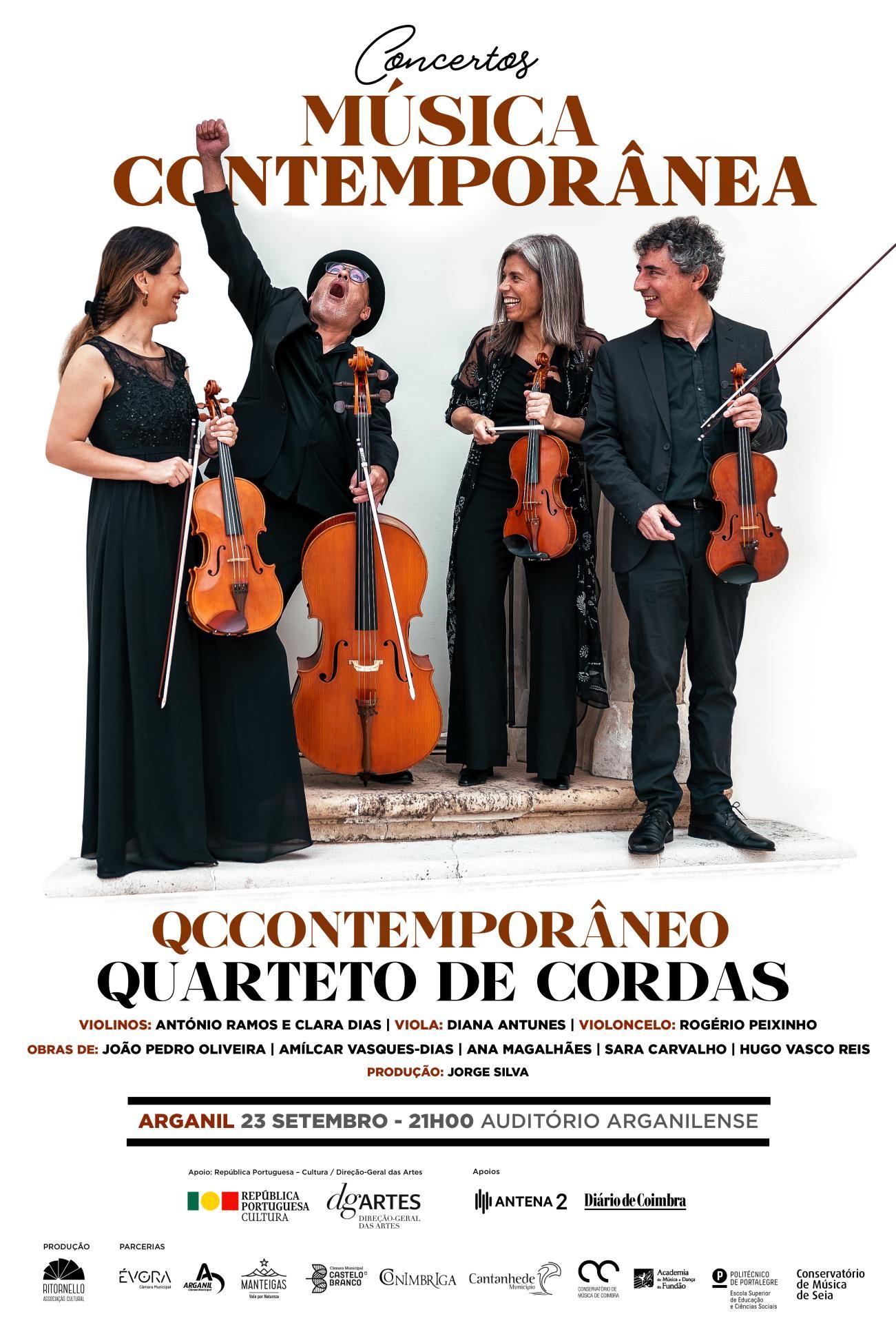 Cartaz Musica Contemporânea Arganil