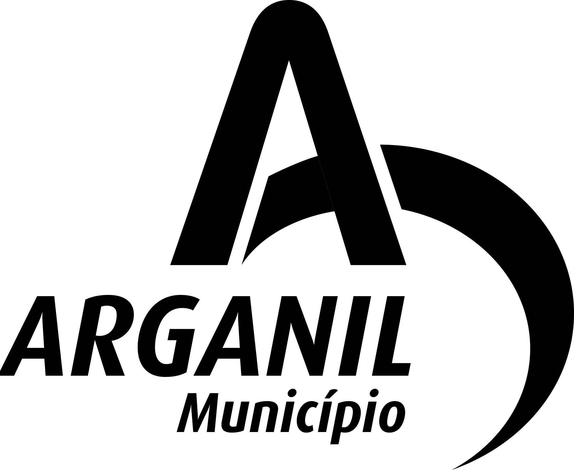 Logo Município Arganil Black