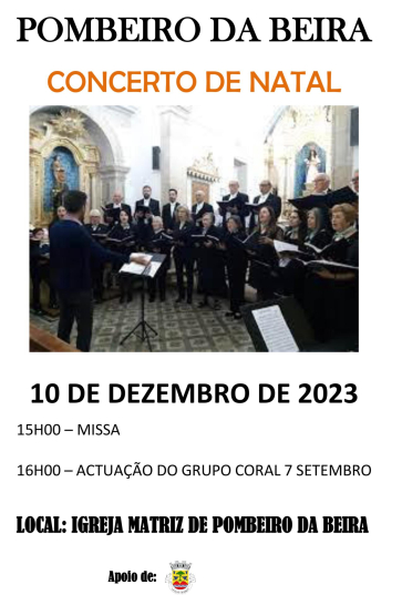 Concerto De Natal Pombeiro Da Beira 2023