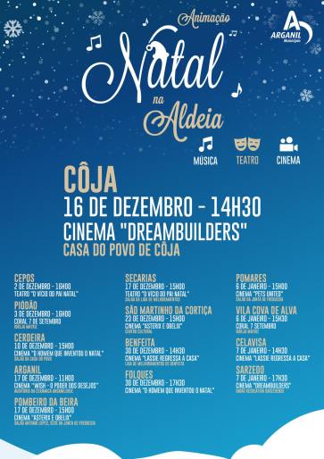 Coja Cartaz Individual Animação Natal Na Aldeia Coja Cartaz Individual Animação Natal Na Aldeia