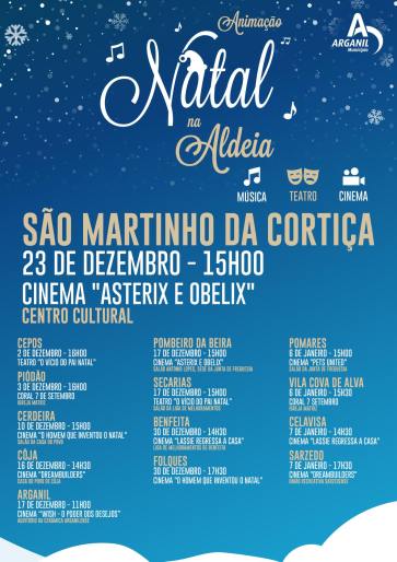 Sao Martinho Da Cortica Cartaz Individual Animação Natal Na Aldeia