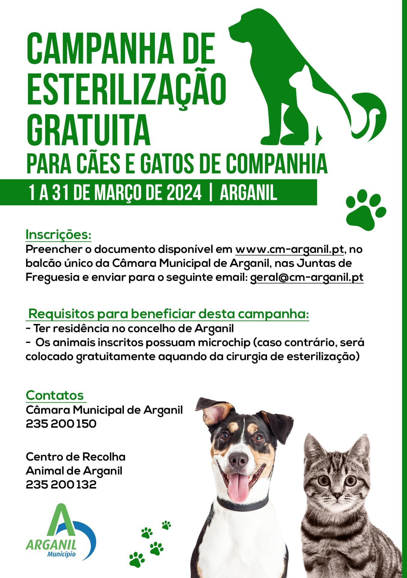 Campanha Esterelização Centro Animal 2024