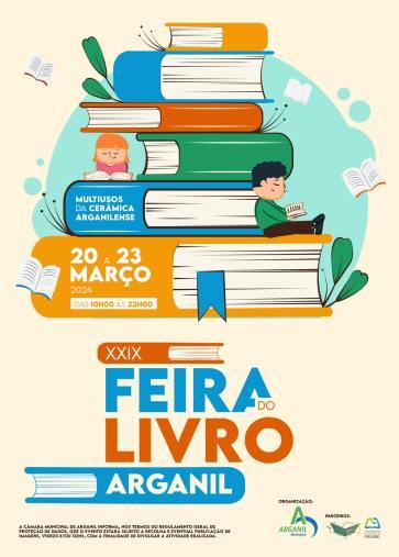 Cartaz Sem Programa Xxix Feira Do Livro Arganil 2024