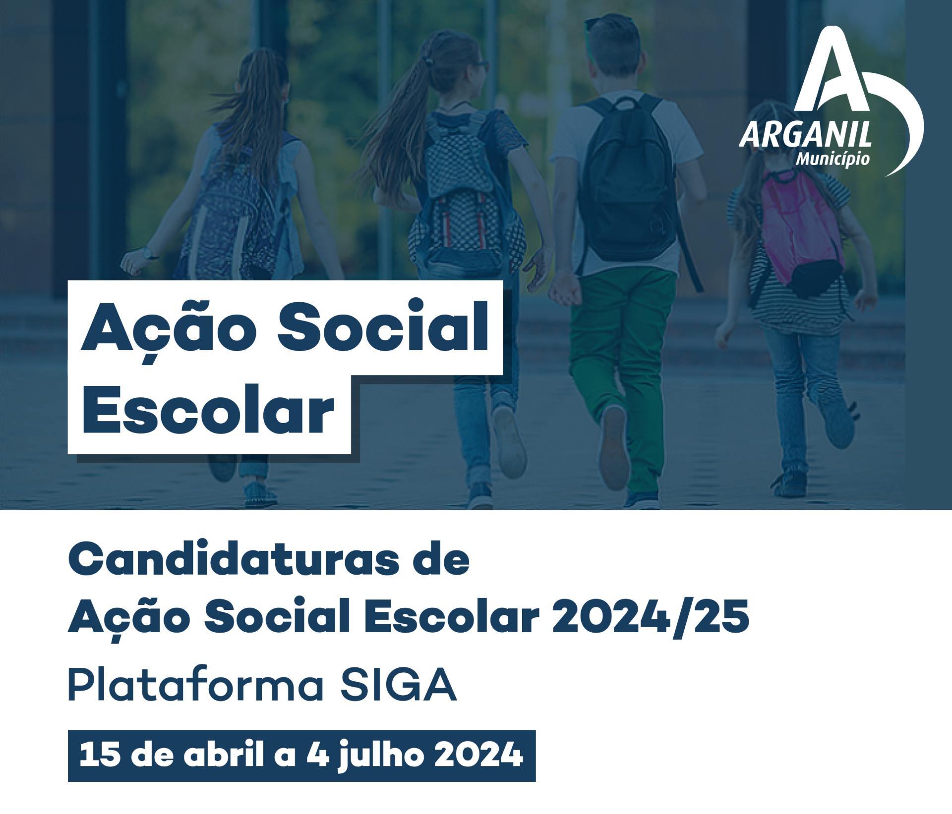 Banner Ação Social Escolar 4 Julho