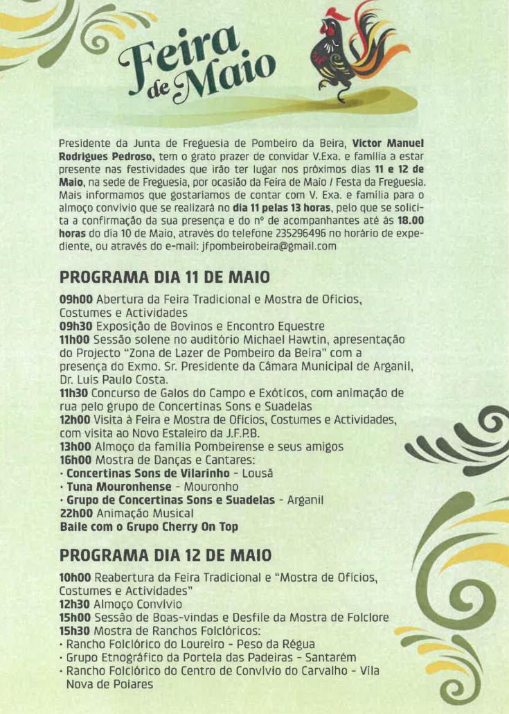 Programa Feira De Maio