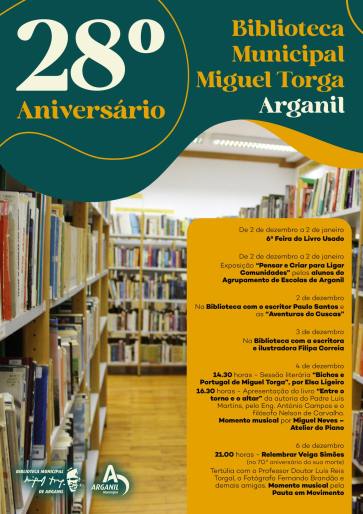 Cartaz 28º Aniversário Da Biblioteca Municipal De Arganil Cartaz 28º Aniversário Da Biblioteca Municipal De Arganil