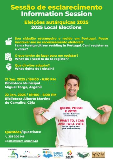 Cartaz Sessões De Esclarecimento Eleições Autárquicas 2025 4