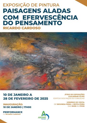 Exposição Paisagens Aladas Com Efervescência Do Pensamento, De Ricardo Cardoso Exposição Paisagens Aladas Com Efervescência Do Pensamento, De Ricardo Cardoso