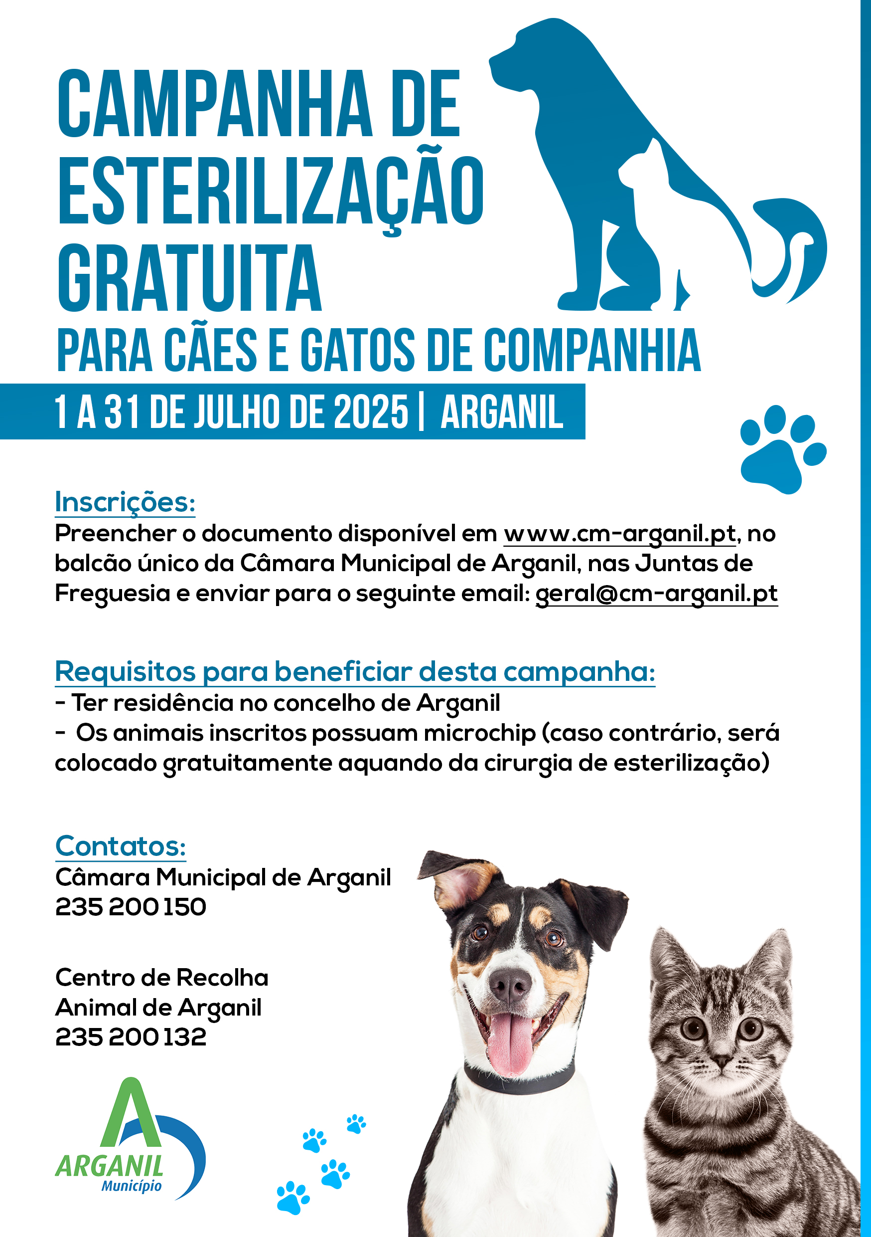 Campanha Esterelização Centro Animal 2025
