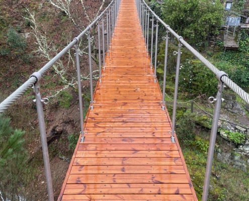 Foto Ponte Suspensa Foz DÉgua