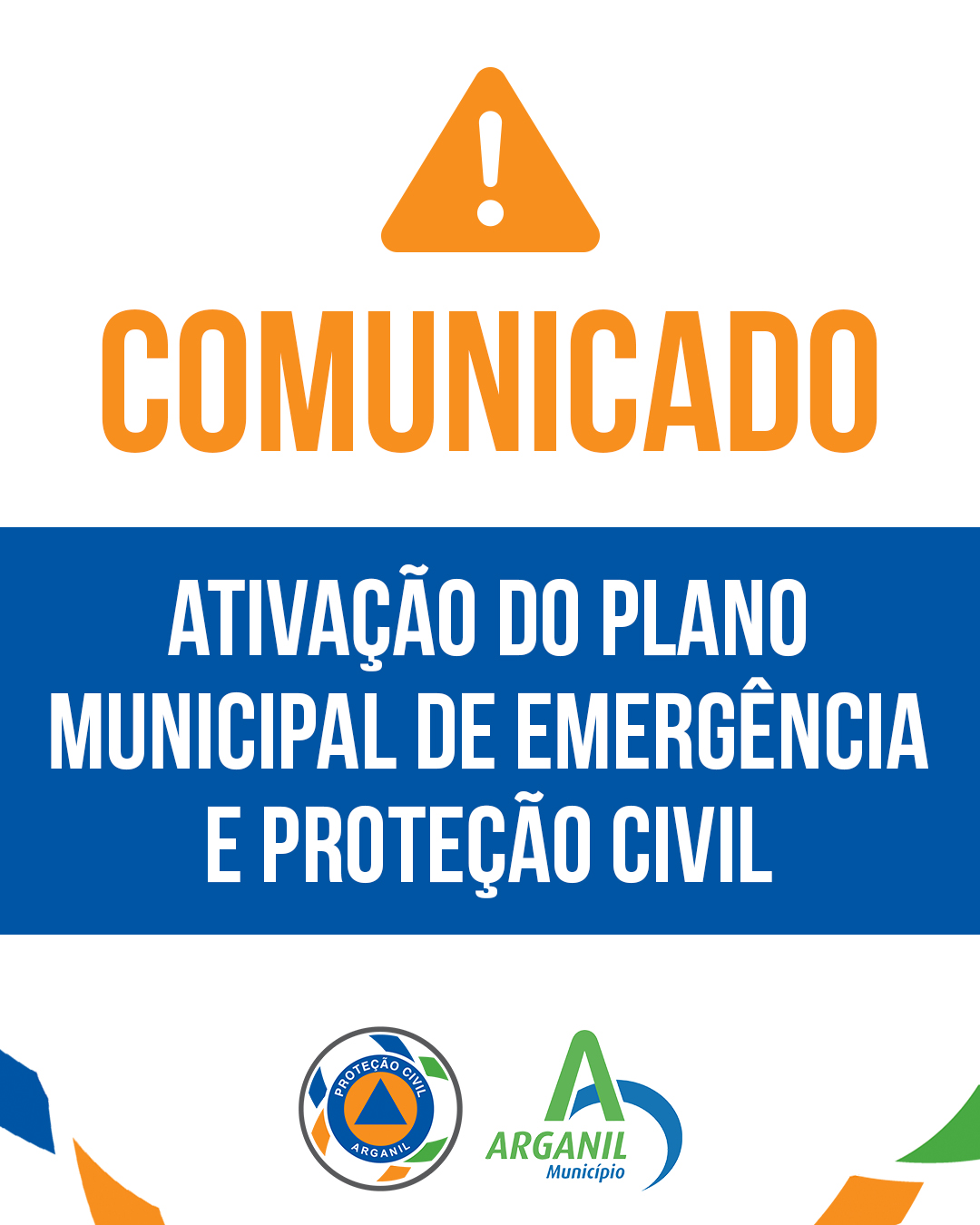 Ativação Plano Municipal De Emergência E Proteção Civil