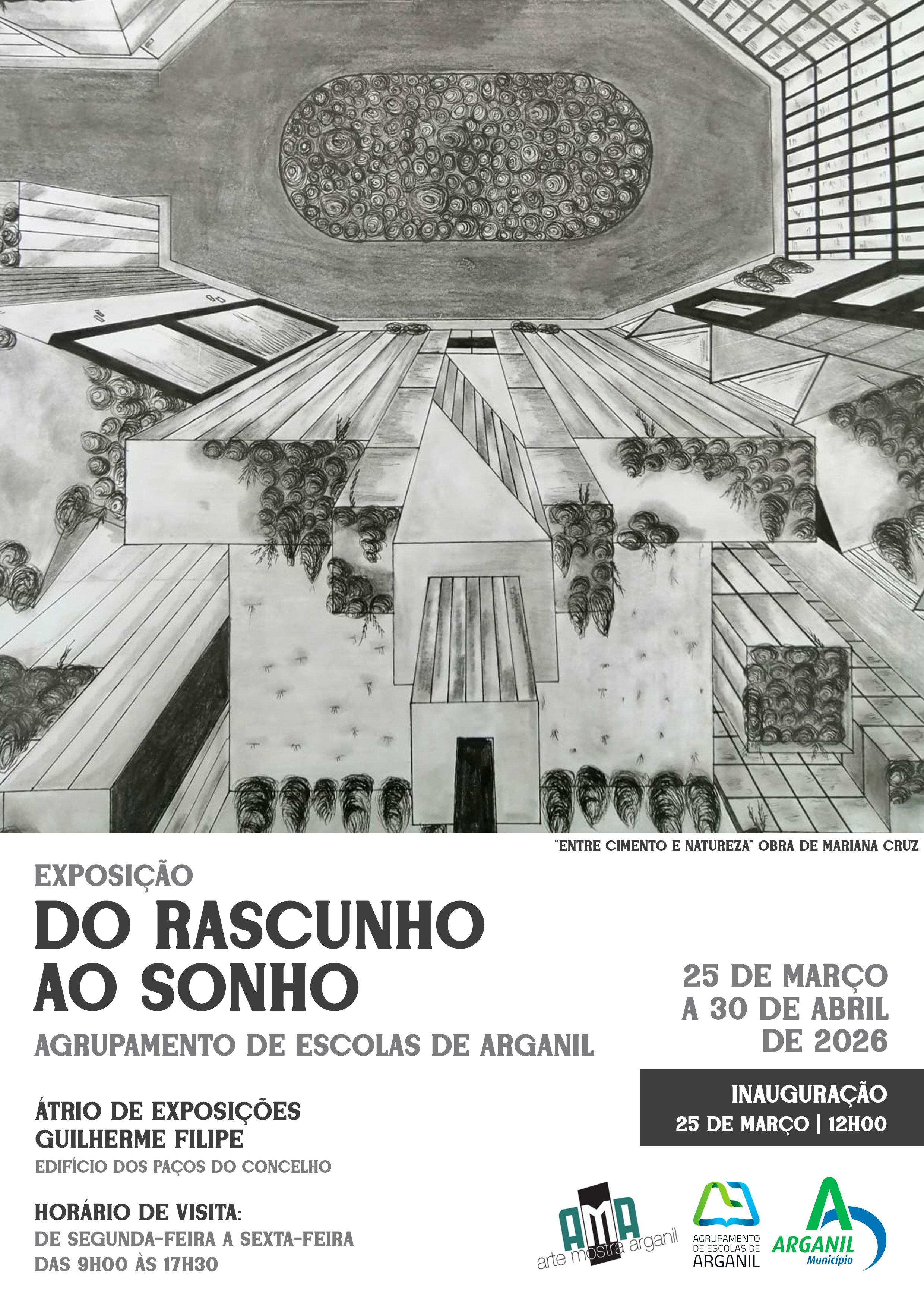 Do Rascunho Ao Sonho Ama – Arte Mostra Arganil Abril 2026