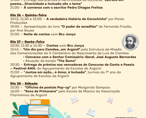 Flyer Xxxi Feira Do Livro Arganil 2026 2