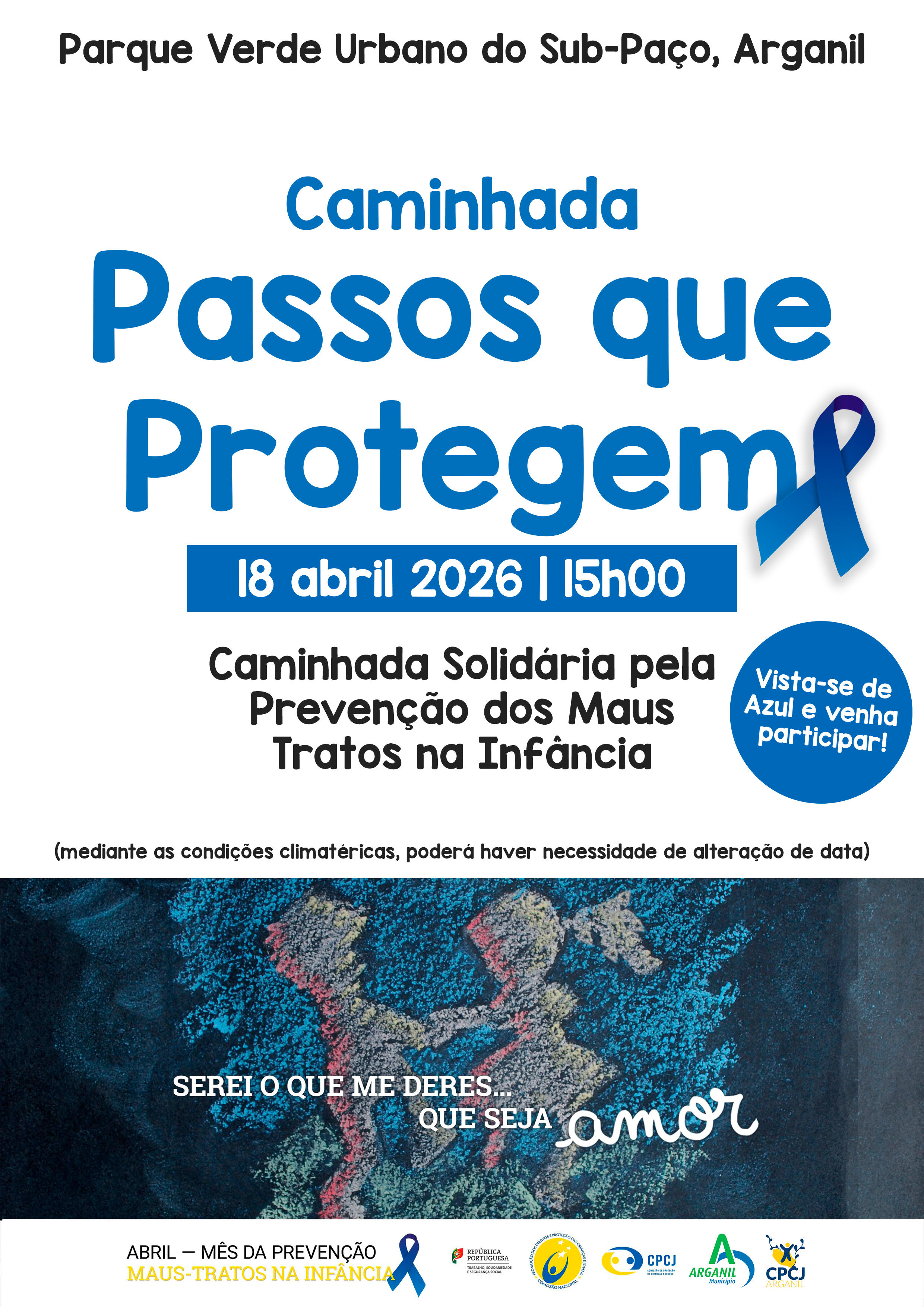 Caminhada Laço Azul Prevenção Maus Tratos Na Infância