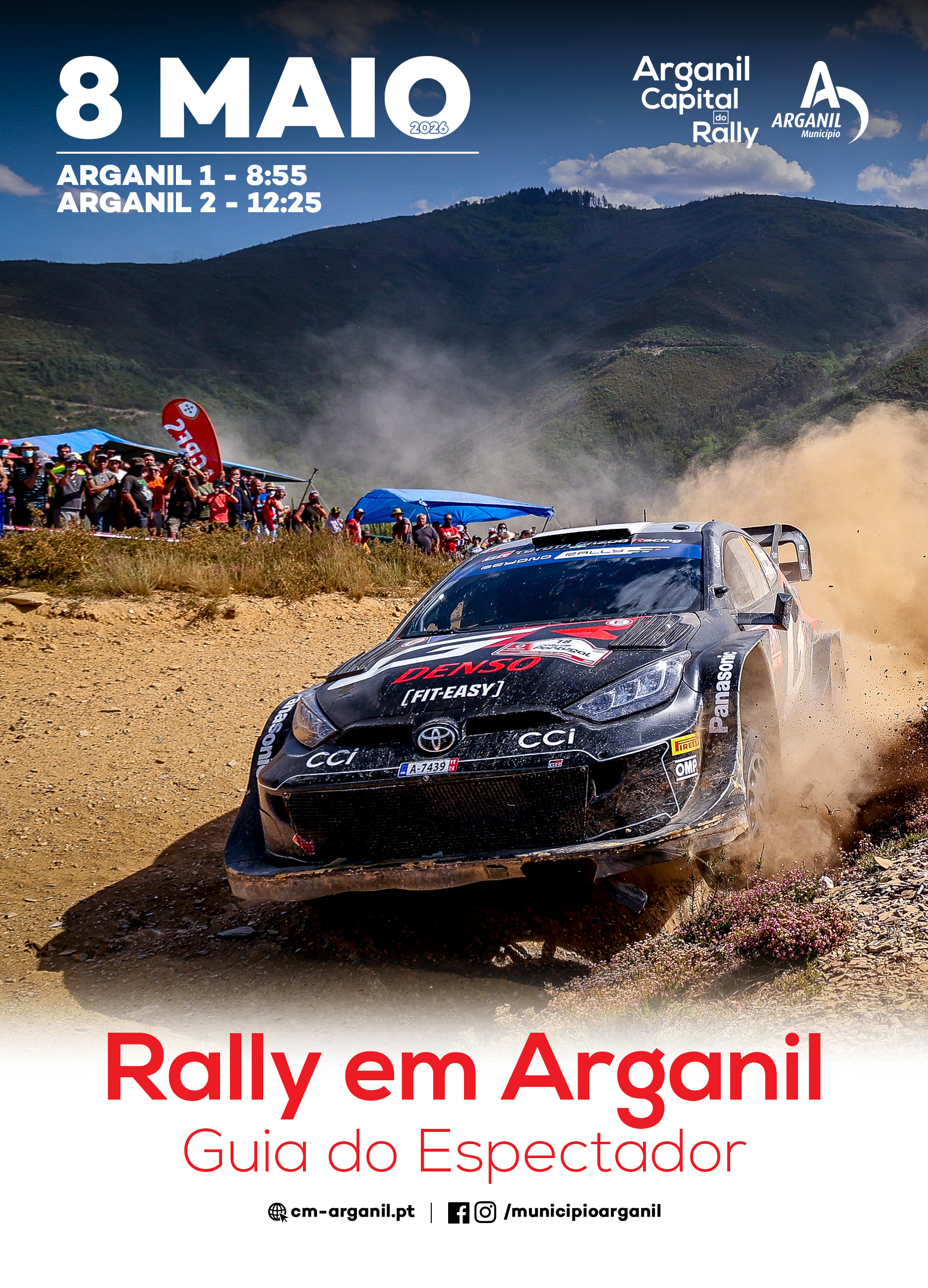 Folheto Arganil Rally De Portugal 2026 Com Bleed Para Gráfica