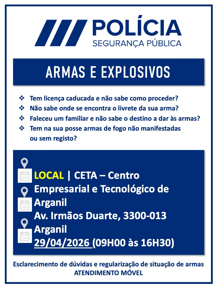 Licenciamento E Recolha De Armas Junto Da População De Arganil