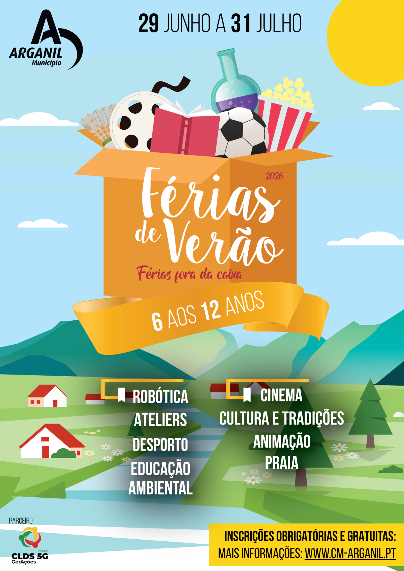 Cartaz Férias De Verão 2026 Cartaz Férias De Verão 2026