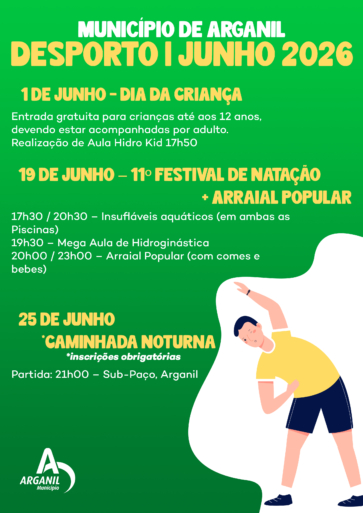 Municipio Arganil Desporto Junho