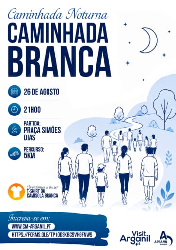 Caminhada Noturna Caminhada Branca Agosto 2026